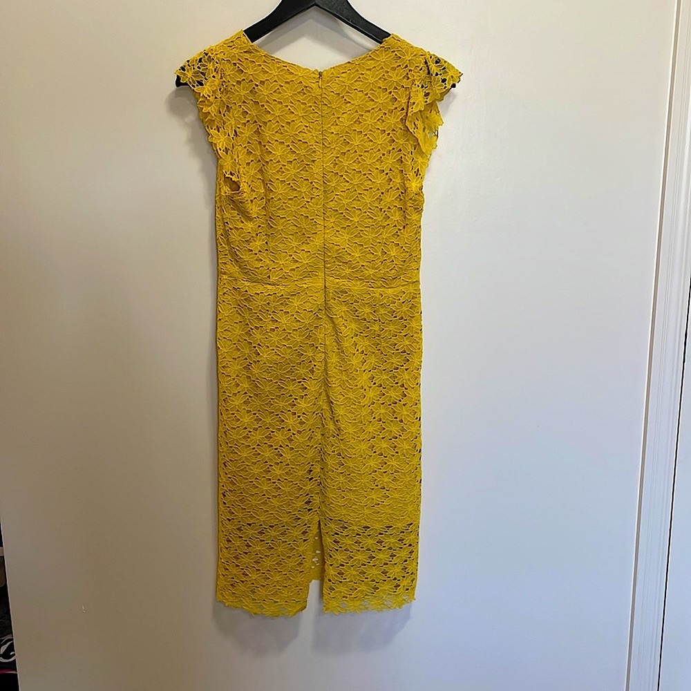 J.O.A. Yellow lacy dress - Picture 7 of 9